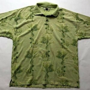 Tommy Bahama Men's Green Tropical Shirt Size(XL)